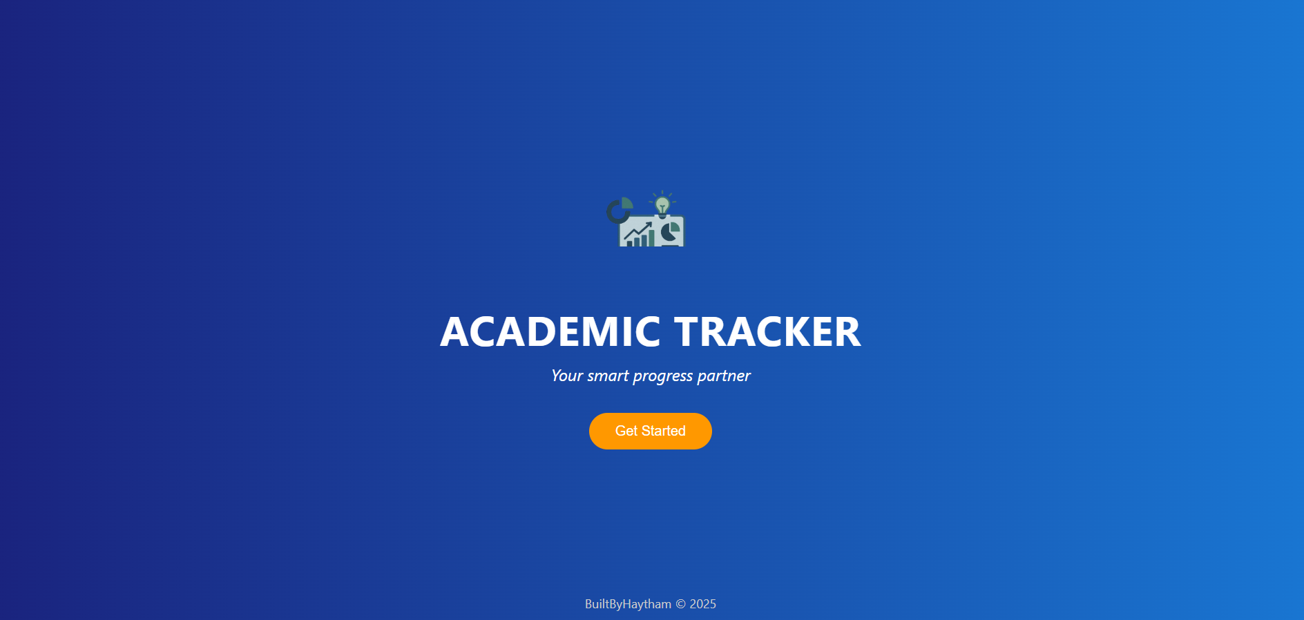 Academic Tracker Home Page