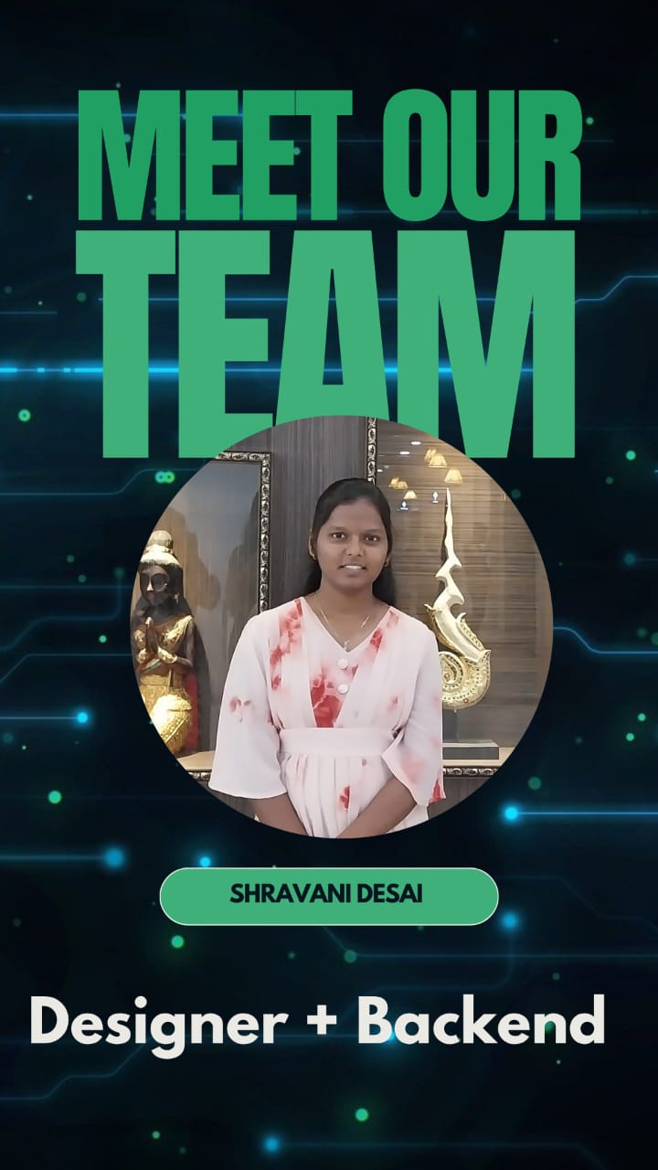 Shravani, a team member